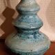 Designer vase by Jean Busson in glazed ceramic terracotta from Dinan