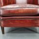 Fauteuil en cuir vintage, Tchécoslovaquie