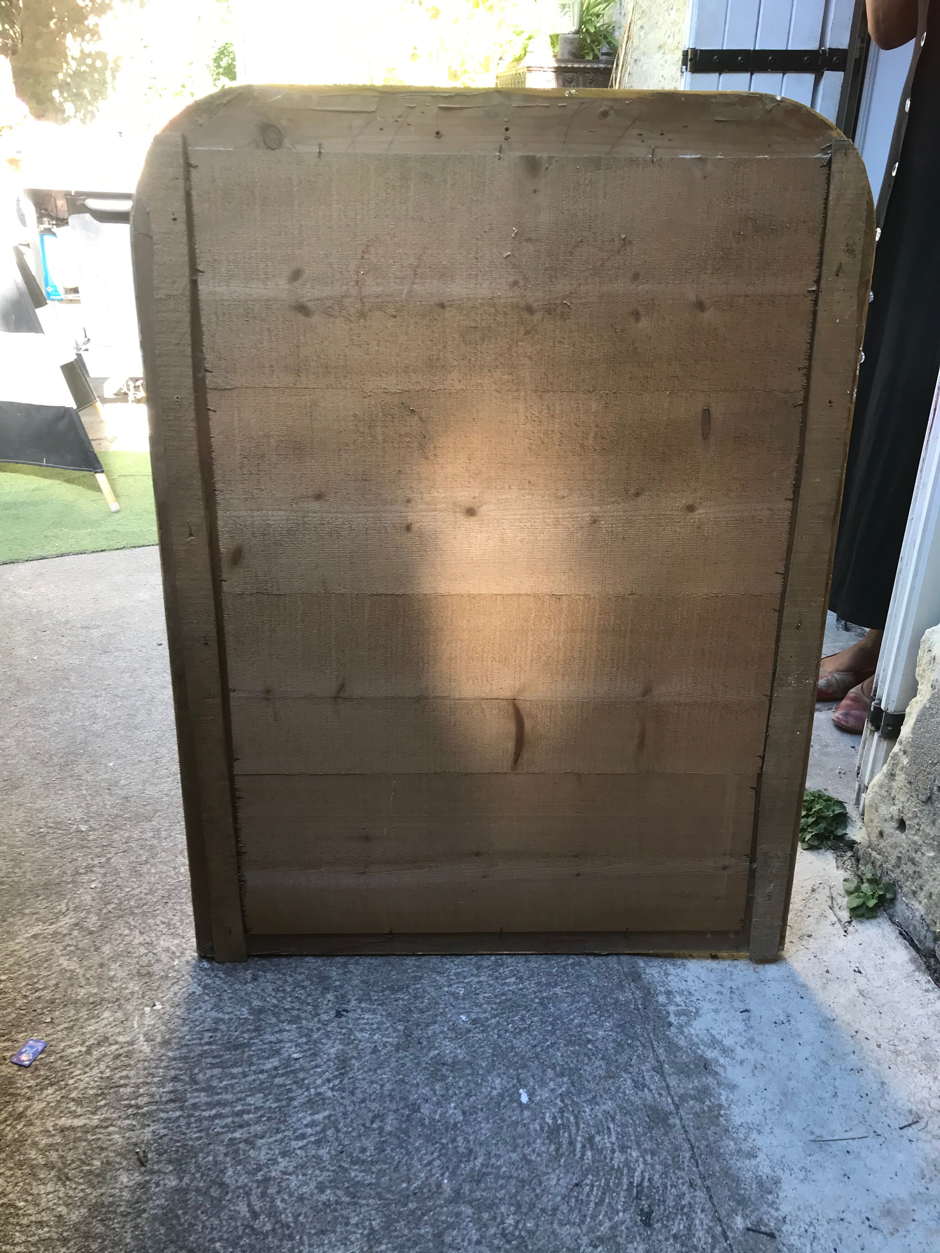 Golden Louis-Philippe Mirror 99x74 cm