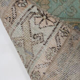 Small Distressed Turkish Runner Rug 79 x 330 cm