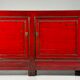 Chinese sideboard red