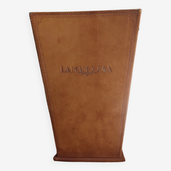 La Mamounia leather plant pot