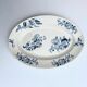 Plat ovale Longwy Ycho