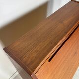 1960s Vintage Danish teak secretary by Kai Kristiansen for HNJ Møbler