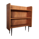 Bibliothèque scandinave chêne clair et métal