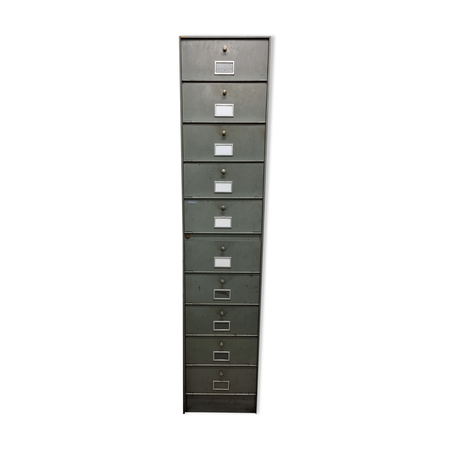Old industrial valve cabinet 10 lockers