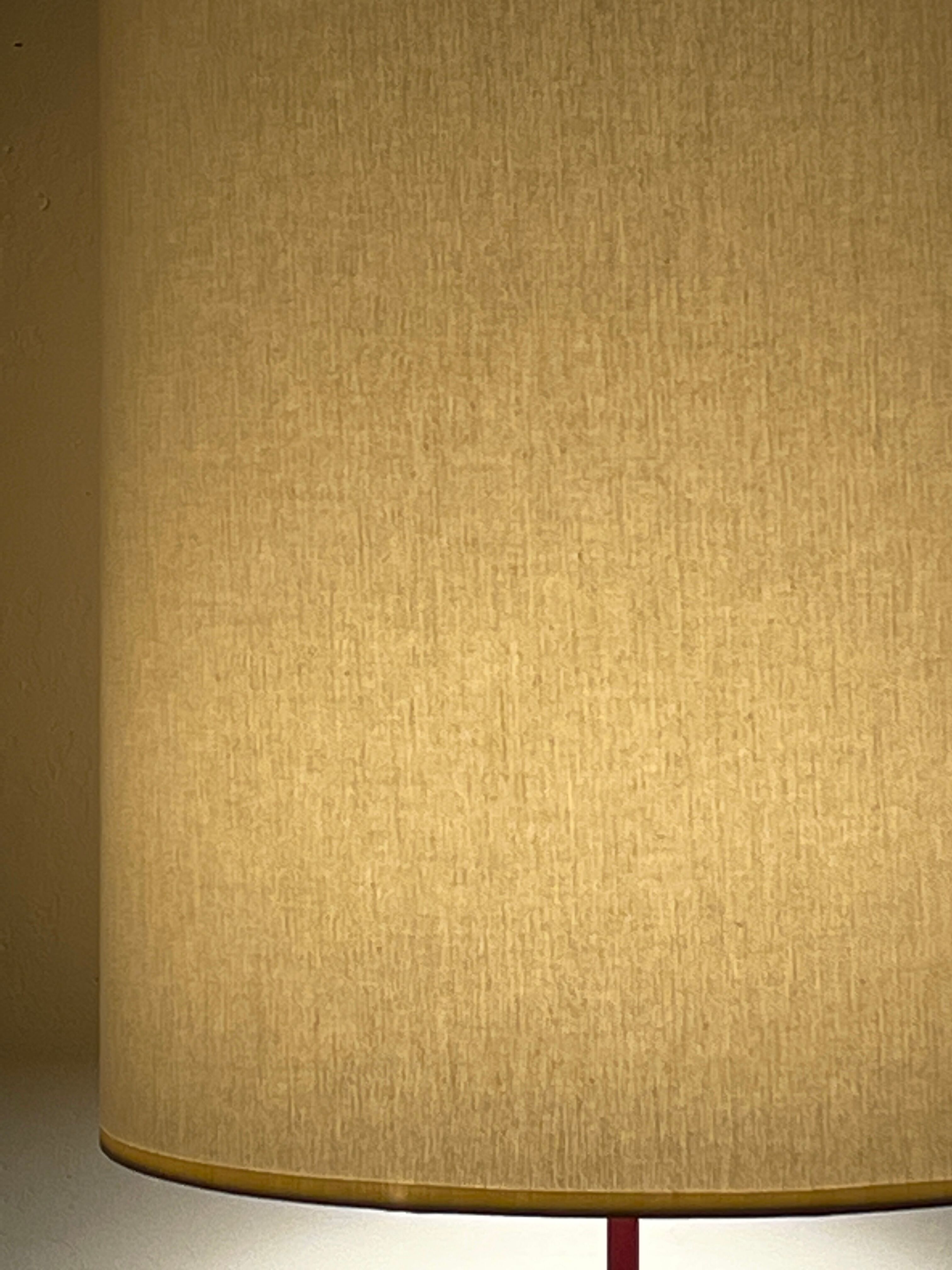 Lampshade with ecru fabric Scandinavian style H37 D25