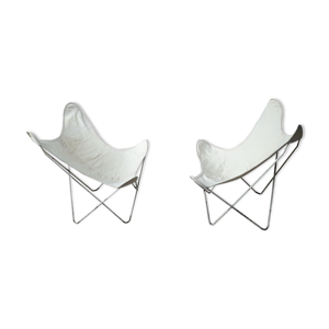 Paire de fauteuils Butterfly,