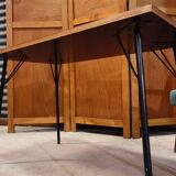 Black formica living room table 1970