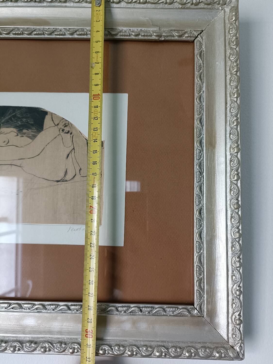 Engraving, nude, François Verdier