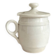 Antique ironstone mustard pot KG Lunéville
