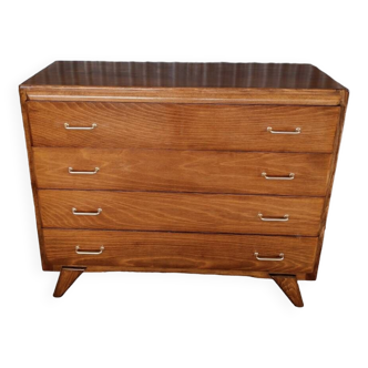 Large vintage Scandinavian chest of drawers
