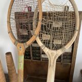 Pair of vintage tennis rackets