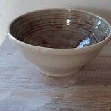 Handcrafted glazed stoneware dish