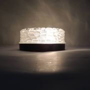 Vintage RZB ceiling light with bubble glass from the 1970s – Industrial wall light