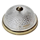 Vintage glass and gold metal globe ceiling light