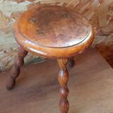 Oak tripod stool