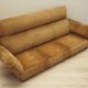 Brown velvet sofa, Italian design, 1970s, manufacturer: Dall'Oca
