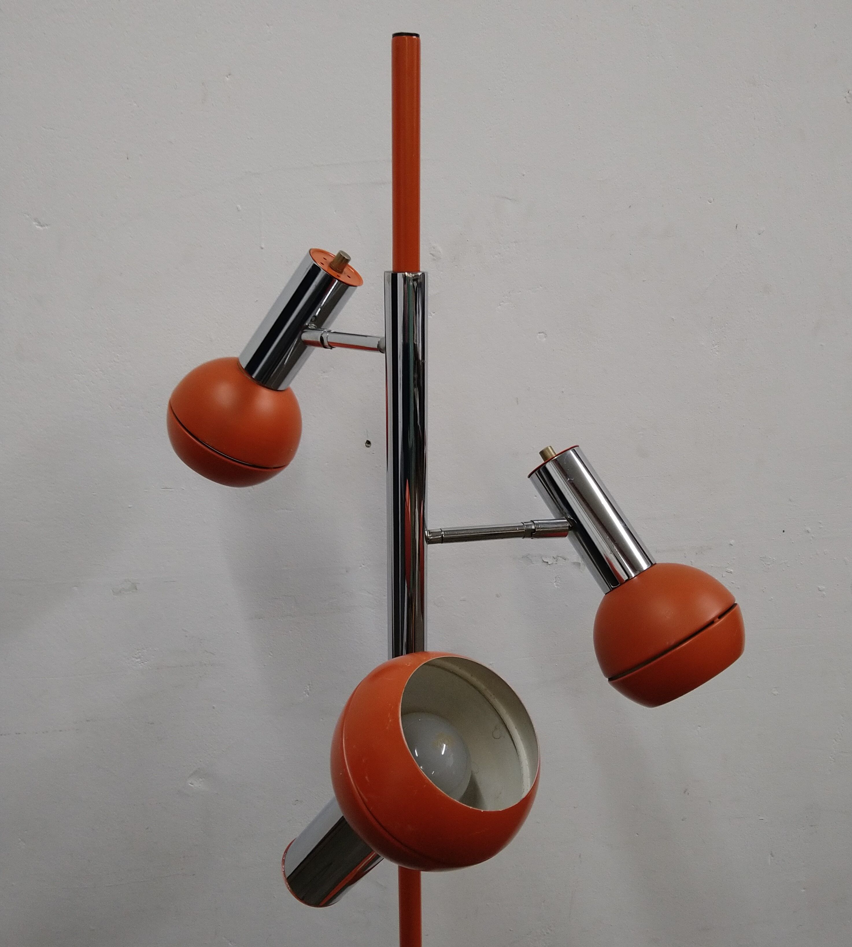 Vloerlamp jaren "70 van Koch & Lowy