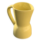 Pichet, carafe en céramique jaune saint clément made in france, estampille et numerote vintage