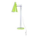 Lampe de table en métal vert par Lidokov, Tchécoslovaquie 1960s