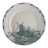 Plat rond terre de fer Salins