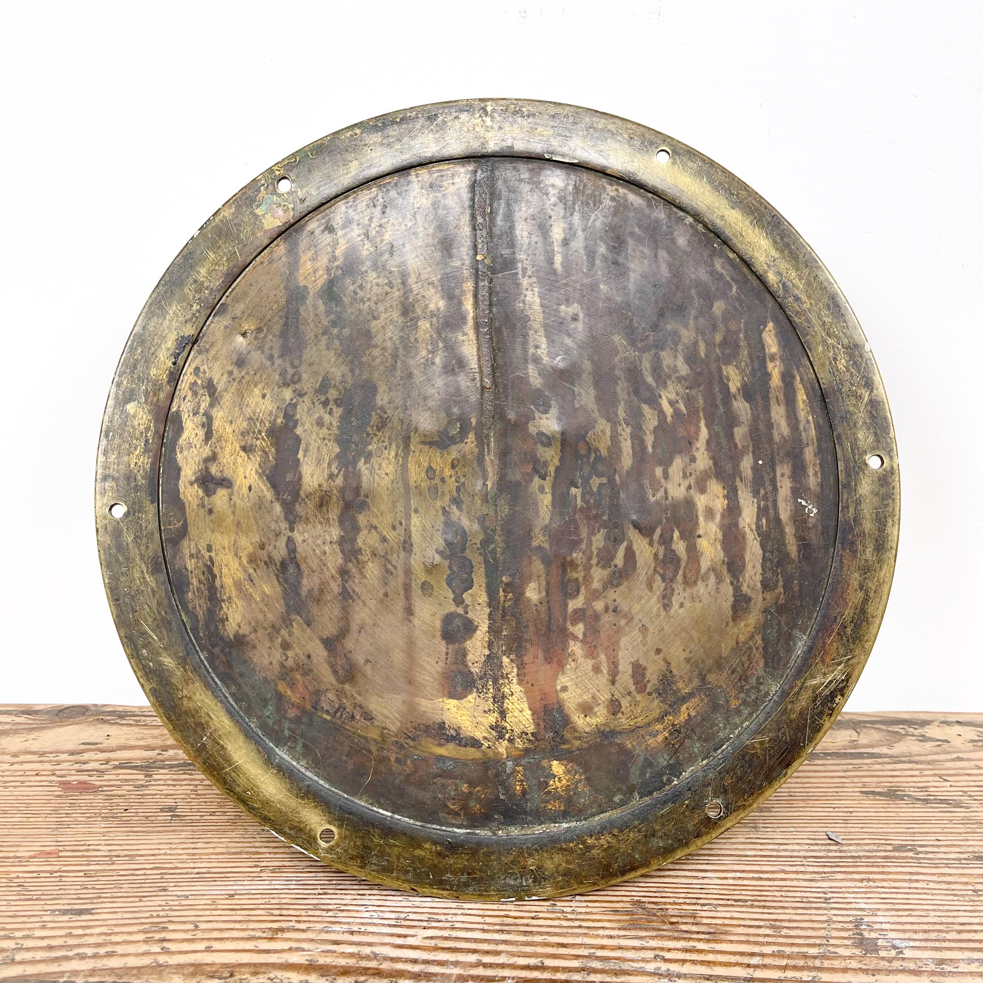 Antique brass navy ship clock