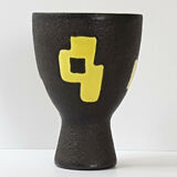 Vintage vase diabolo Elchinger 1950