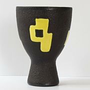 Vase vintage diabolo Elchinger 1950