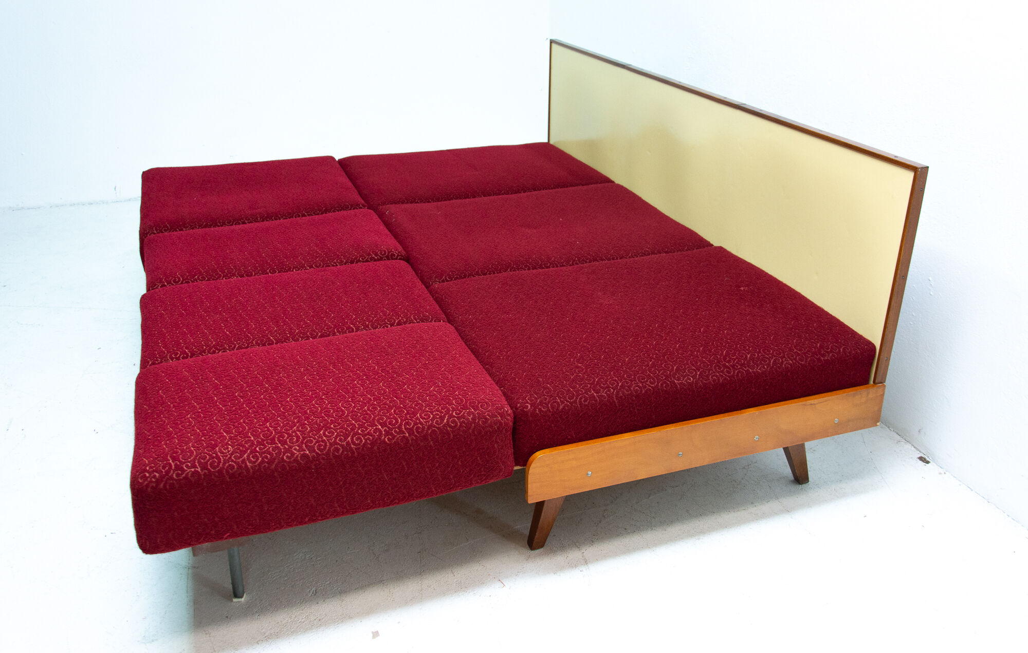 Mid century corner folding sofa by František Jirák For Tatra Nábytok, 1960