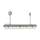 Industrial metal pendant bunker light