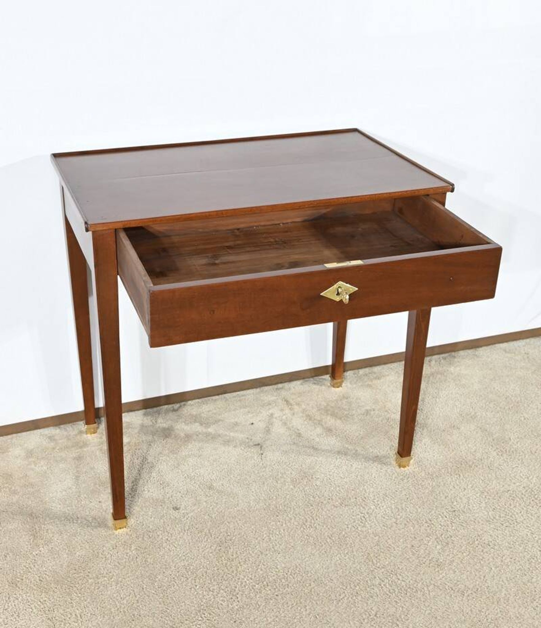 Table en acajou de Cuba, époque Directoire, début XIXème