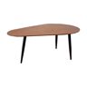 Pear shaped tripod coffee table