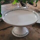 Sarreguemines iron earth compote dish