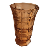 Vase à facettes art déco vintage