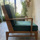 Paire de Fauteuils en chêne 60s