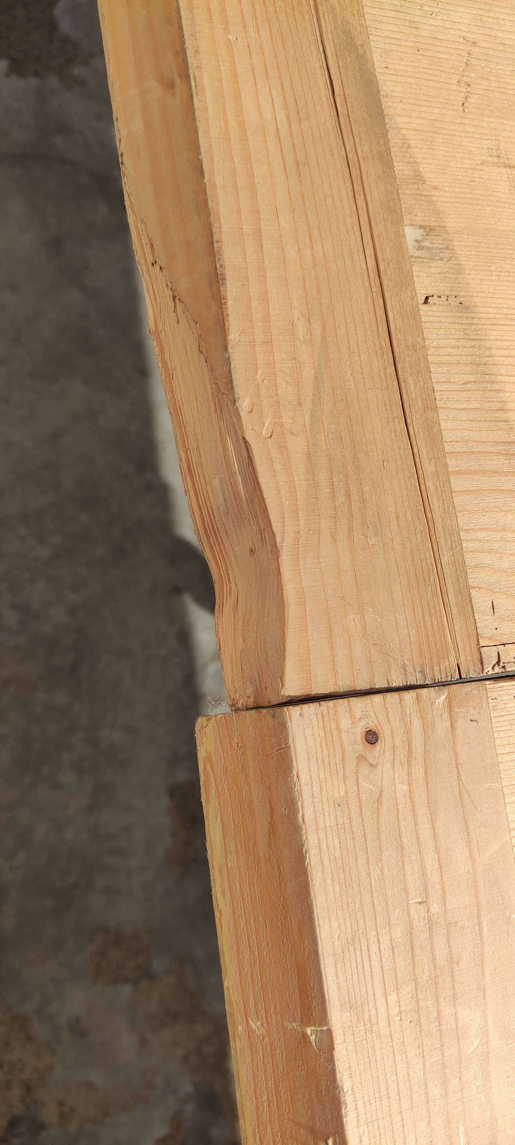 Table 6 pieds louis philippe noyer 2m25
