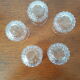 5 verres à liqueur cristal d'arques modèle longchamp