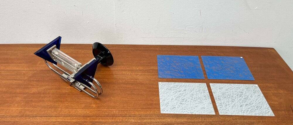 Postmodern Italian model applied Murana by Perry A. King and S. Miranda for Arteluce, 1980s.