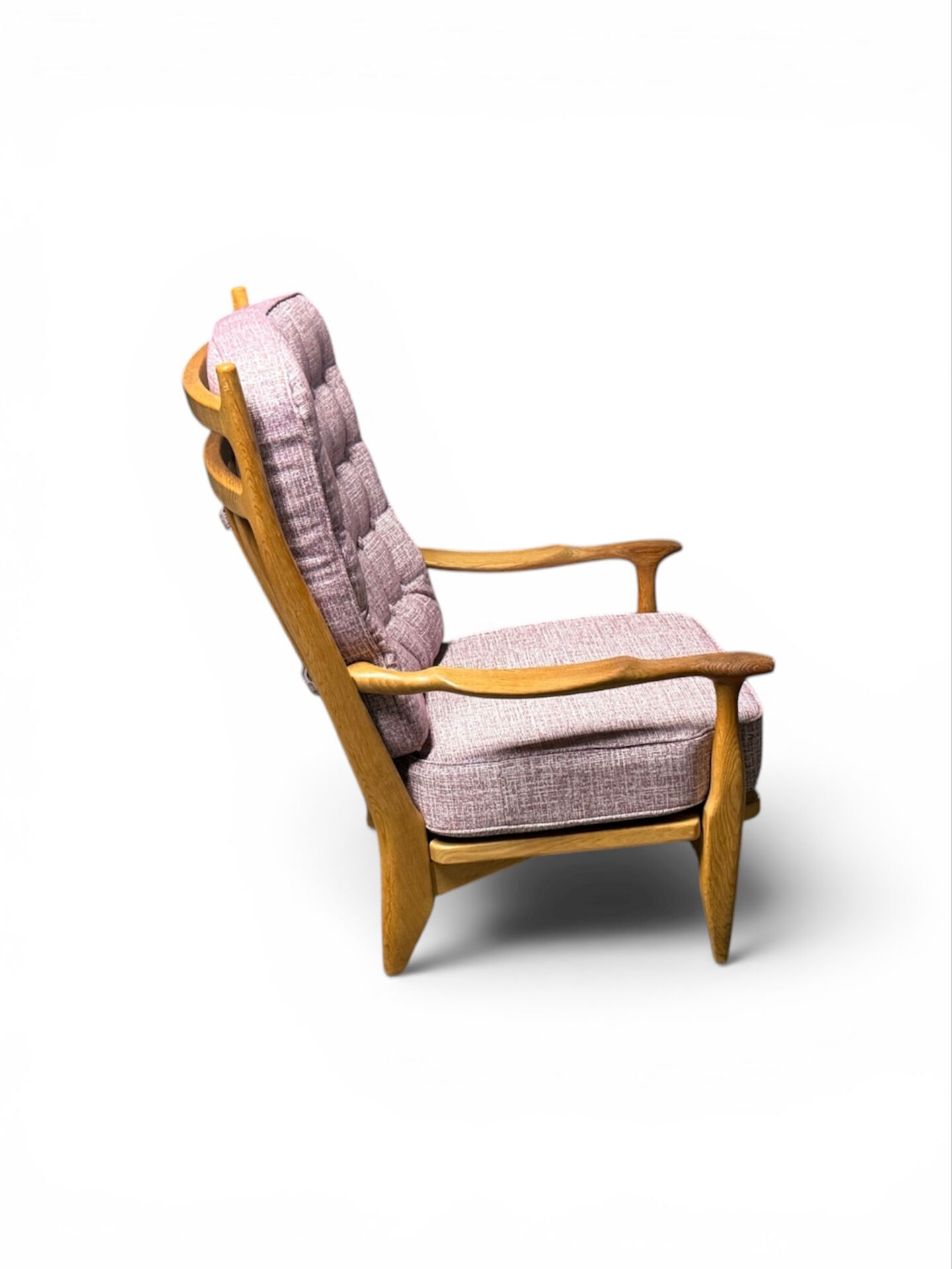 "Edouard" armchair in oak by Guillerme & Chambron for Your Home