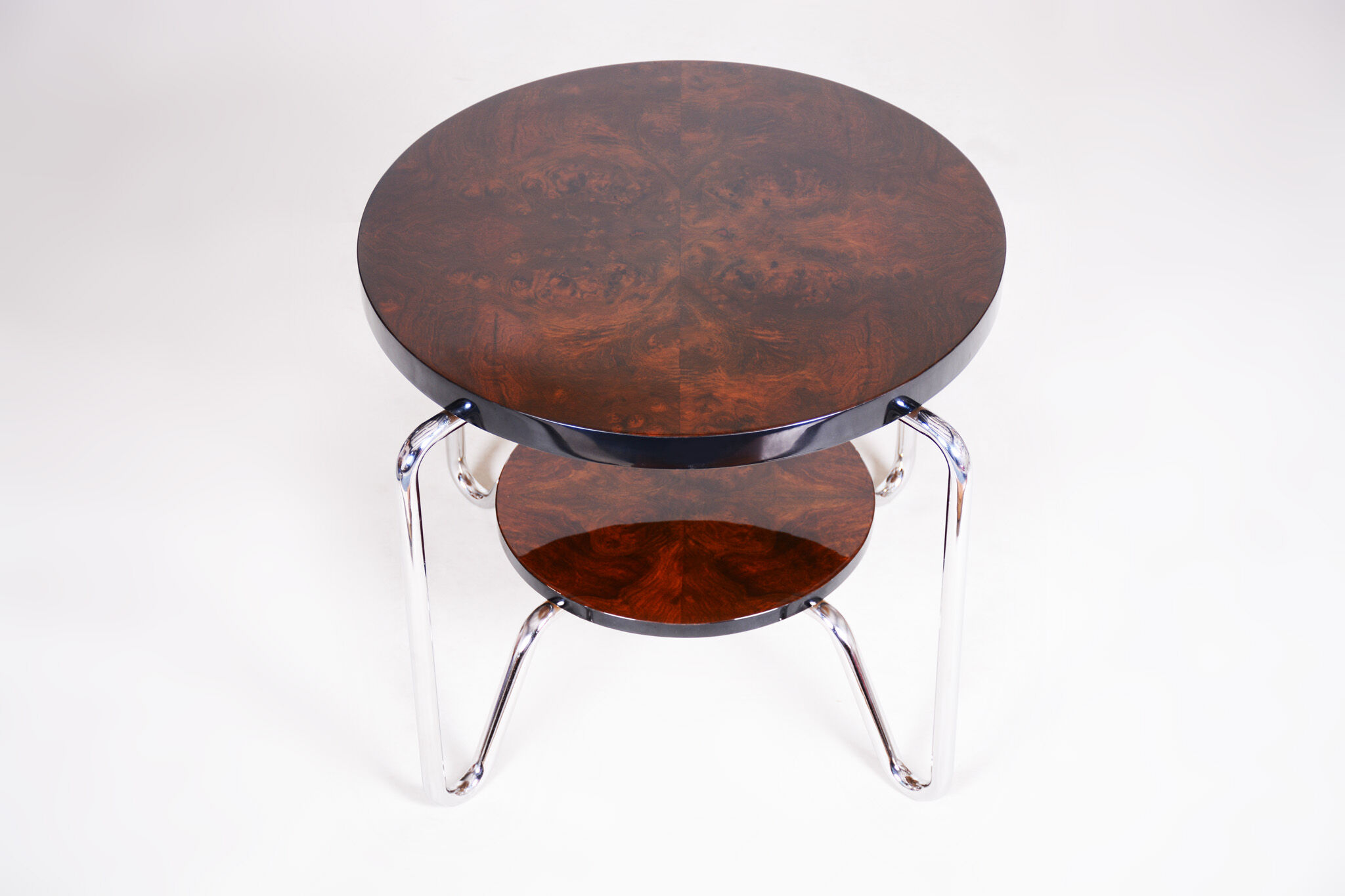 Table basse art déco tchéquie 1950