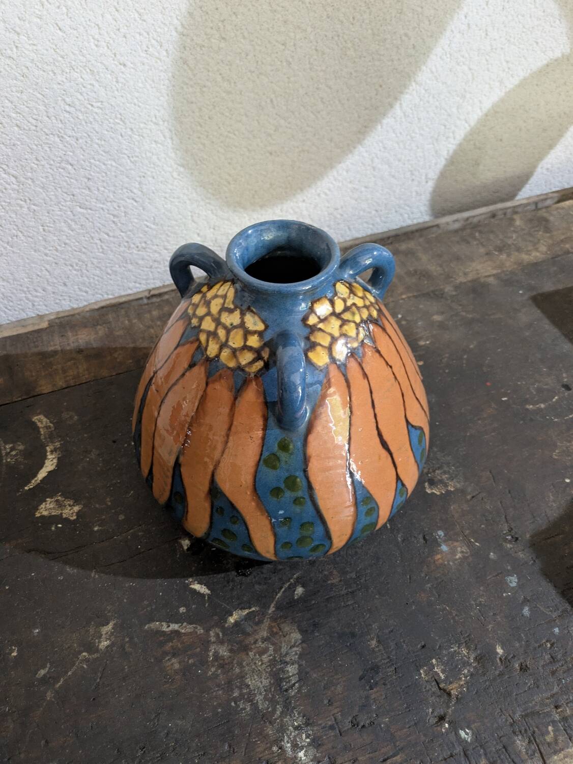 Émile Simonod ceramic vase – Art Deco – Rare piece