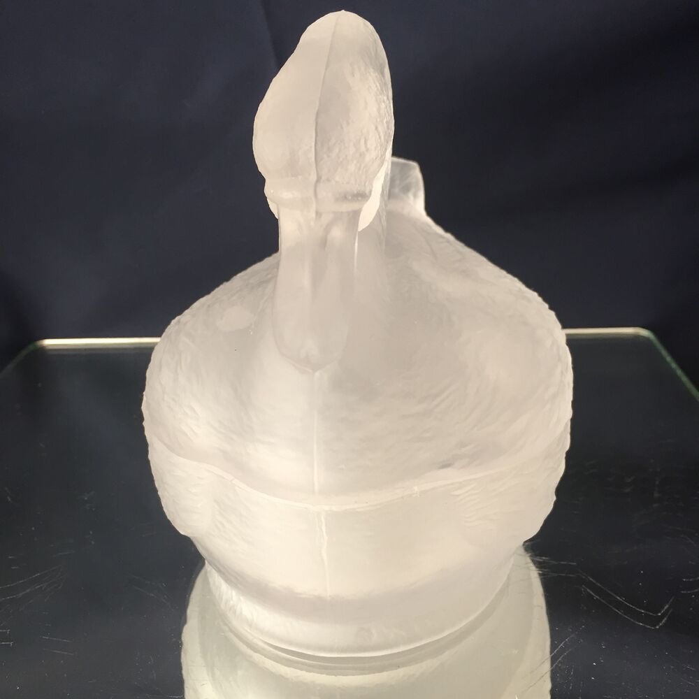 DUCK FROSTED GLASS BAG OR POCKET TRAY