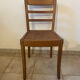 Set of 6 vintage wooden chairs — Monobloc licence assem
