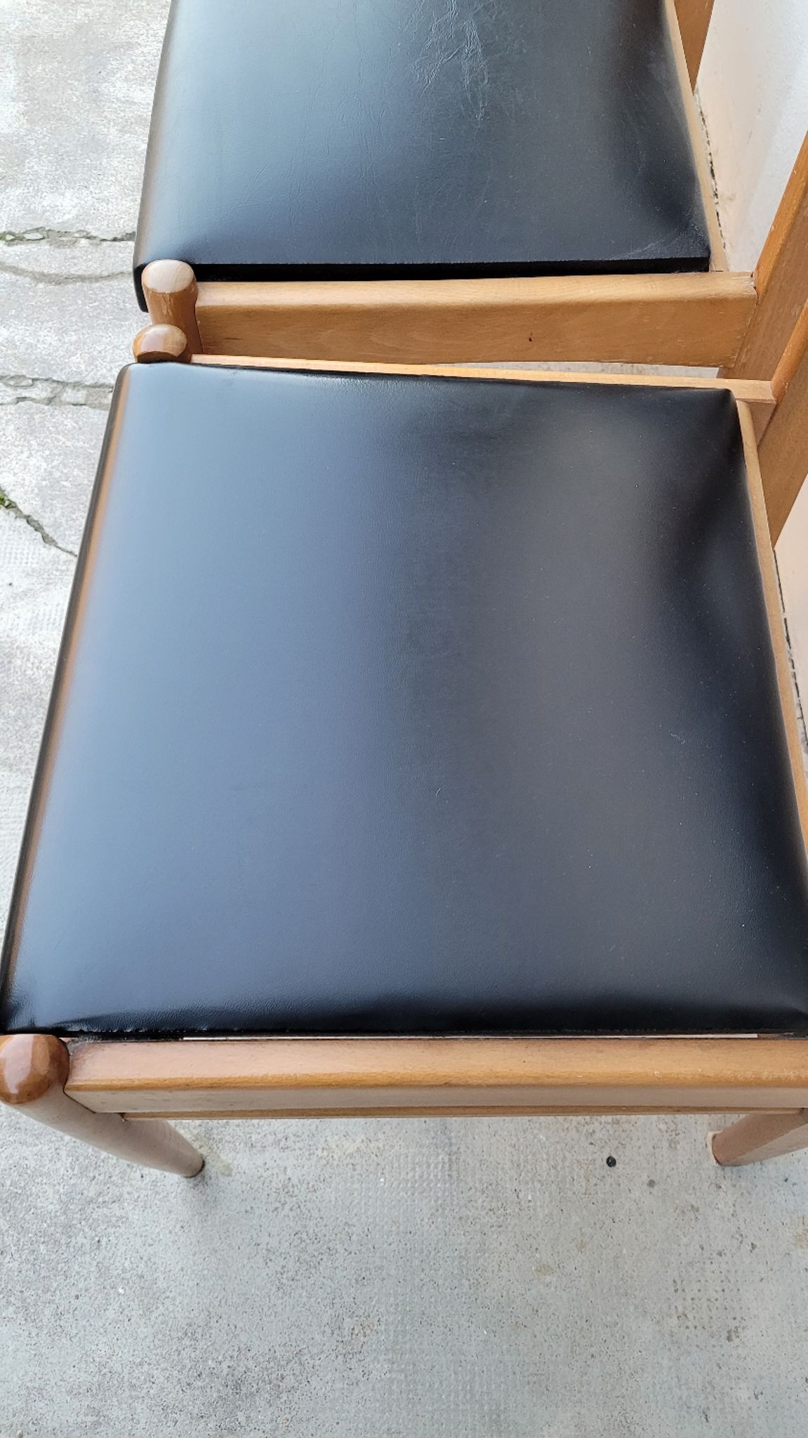 Série de 4 chaises scandinave vintage 1950