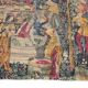Vintage Gobelin Style Wall Tapestry Les Vendanges, 1960/70s