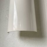 Pair of Parscot wall lights in white lacquered metal from the 80s