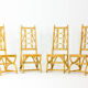 Tropical vintage bamboo chairs