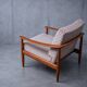 Set of 3 Scandinavian armchairs by Carl Straub - Vintage 1950s 1960s
