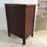 Vintage compass leg bedside cabinet